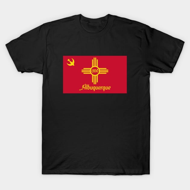 Flag of Albuquerque T-Shirt by brigadeiro